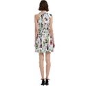 Bottle Chic Print Patterns Cocktail Party Halter Sleeveless Dress With Pockets View4