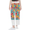 floral and leaves pattern Women s Pants  View1