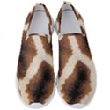 Giraffe Skin Texture Men s Slip On Sneakers View1