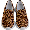 Leopard Skin Texture Macro, Brown Kids Lightweight Slip Ons View1