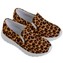 Leopard Skin Texture Macro, Brown Kids Lightweight Slip Ons View3