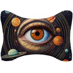 Eye Of The Universe (ai) Seat Head Rest Cushion by dflcprintsclothing