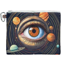 Eye Of The Universe (ai) Canvas Cosmetic Bag (xxxl) by dflcprintsclothing