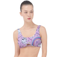 Beautiful Cute Animals Pattern Pink The Little Details Bikini Top by Grandong