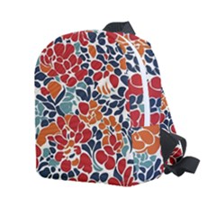 Colorfuleclecticfloralpattern Kids  Age 2-4 Lightweight Preschool Backpack