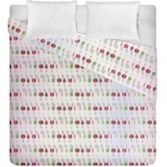 Wine Glass Pattern Duvet Cover Double Side (king Size) by anzea