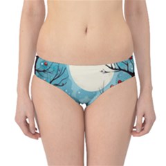 Christmas Frame Border Hipster Bikini Bottoms by Apen