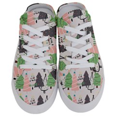 Christmas Trees Icons Half Slippers by Apen