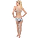 Christmas Cartoon Pattern Layered Top Bikini Set View2