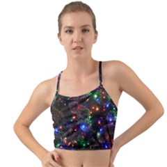 Christmas Lights Mini Tank Bikini Top by Apen