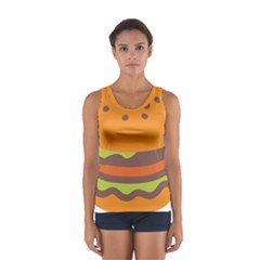 Hamburger Sport Tank Top  by anzea