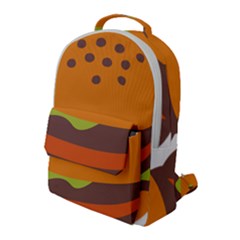 Hamburger Flap Pocket Backpack (large) by anzea