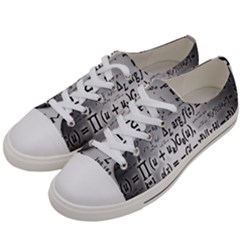 Math Formula Women s Low Top Canvas Sneakers by Bedest