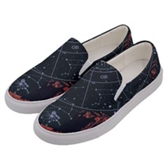 Astrology Surreal Surrealism Trippy Visual Art Men s Canvas Slip Ons by Bedest