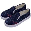 Astrology Surreal Surrealism Trippy Visual Art Kids  Canvas Slip Ons View2