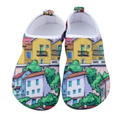 Menton Old Town France Kids  Sock-style Water Shoes by Bedest