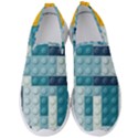 Lego, Background, Dots Men s Slip On Sneakers View1