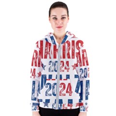 Kamala Harris 2024 Walz Women s Zipper Hoodie by Safari