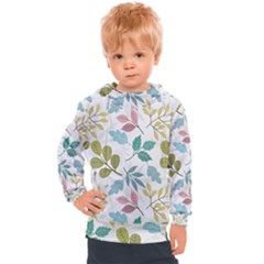 Leaf Pattern  Kids  Hooded Pullover by Safari