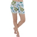 Leaf pattern  Lightweight Velour Yoga Shorts View1