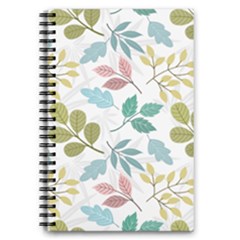 Leaf Pattern  5 5  X 8 5  Notebook by Safari