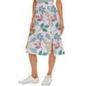 Leaf seamless pattern  Midi Panel Skirt View2