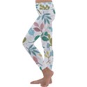 Leaf seamless pattern  Kids  Lightweight Velour Classic Yoga Leggings View2