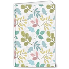 Leaf Seamless Pattern  8  X 10  Softcover Notebook by Safari