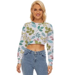 Leaf Seamless Pattern  Lightweight Long Sleeve Sweatshirt by Safari