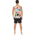 Shapes Seamless Pattern Men s Wide Collar Tank Top View4