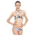 Shapes Seamless Pattern High Neck Bikini Set View1