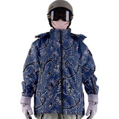 Nature Charm Drawing  Women s Zip Ski And Snowboard Waterproof Breathable Jacket by dflcprintsclothing