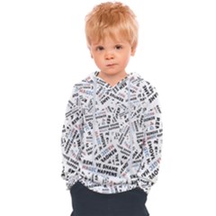 Embrace The Magic Inspirational Phrase Pattern Kids  Overhead Hoodie by dflcprintsclothing