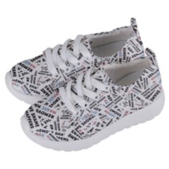 Embrace The Magic Inspirational Phrase Pattern Kids  Lightweight Sports Shoes by dflcprintsclothing