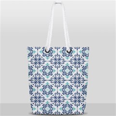 Tiles Abstract Pattern Texture Design Full Print Rope Handle Tote (small) by Salmanaz77