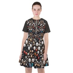 Pearls And Stones Sailor Dress by dedoma