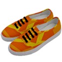 Pattern Abstract Triangle Simple Men s Classic Low Top Sneakers View2