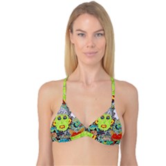 Supersonic Monster Mash Reversible Tri Bikini Top by chellerayartisans