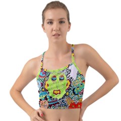 Supersonic Monster Mash Mini Tank Bikini Top by chellerayartisans