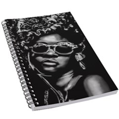 Afro Beauty Woman Portrait (ai+human) 5 5  X 8 5  Notebook by dflcprintsclothing