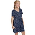 Art Kids  Short Sleeve Tiered Mini Dress View3