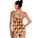 Halloween Argyle Pattern  Tankini Set View2