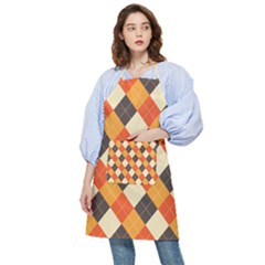 Halloween Argyle Pattern  Pocket Apron by Safari