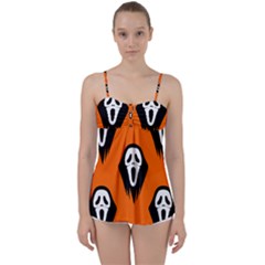 Halloween Party  Babydoll Tankini Top by Safari