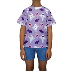 Boo Crew Halloween Season Kids  Short Sleeve Swimwear by Safari