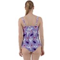 Boo crew halloween season Twist Front Tankini Set View2