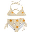 Pumpkin and boo crew halloween  Kids  Classic Bikini Set View1