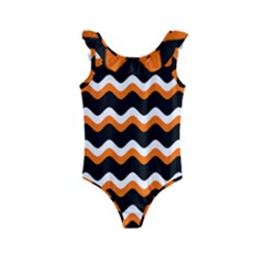 Halloween Wavy 20240926 161241 0000 Kids  Frill Swimsuit by Safari