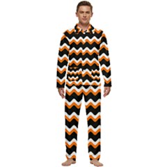 Halloween Wavy 20240926 161241 0000 Men s Long Sleeve Velvet Pocket Pajamas Set by Safari