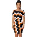 Halloween Wavy 20240926 161241 0000 Fitted Knot Split End Bodycon Dress View1